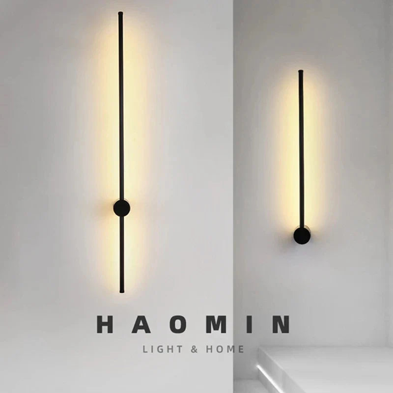 Axyaa Modern LED Wall Lamp for Home Decor - Gold Black