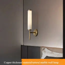 Axyaa LED Marble Wall Lamp for Hotel Room Living Room Bedroom Decor