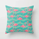 Axyaa Flamingo Pattern Cushion Cover 45*45cm