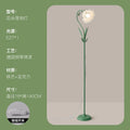 Axyaa Iron Art Flower Floor Lamp LED E27 White Flower Lampshade for Living Room Corners