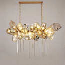 Nordic Glass Pendant Light for Designer Living Room, Bedroom Ceiling - Axyaa Brand