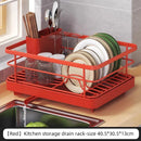 Axyaa Kitchen Dish Storage Rack Drying Organizer - Cup Plate Utensil Holder