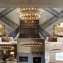 Axyaa Industrial Retro Iron Pendant Lamp LED Chandelier for Home and Hospitality
