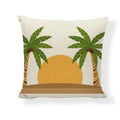 Axyaa Floral Linen Pillowcase 45*45cm for Home & Office Decor
