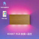 Axyaa LED Touch Wall Lamp Colorful Remote Control Night Light 6W