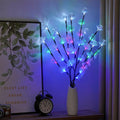 Axyaa Fiber Optic Branch Light: Battery-Powered Garden Decor, Party, Christmas, Home Lighting