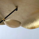 Axyaa UFO Black Gold LED Pendant Chandelier Fixture