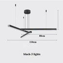 Axyaa Gold Black Led Dimmable Pendant Lights for Dining Room Hanging Fixtures