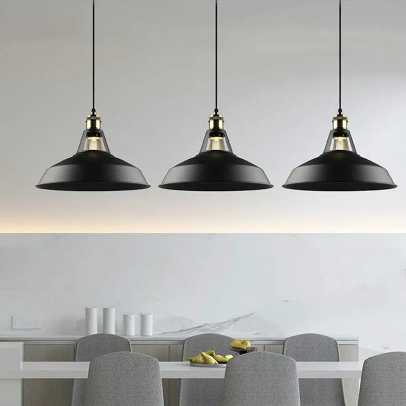 Axyaa Retro Loft Hollow Single Head Pendant Chandelier
