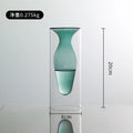 Axyaa Stained Glass Double Vase Hydroponic Flower Desktop Decoration