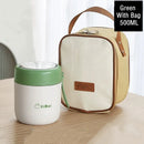 Axyaa Stainless Steel Thermal Lunch Box with Spoon - Double Layer Bento Box
