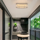 Axyaa Crystal LED Ceiling Chandelier Light Fixture for Home and Hotel Decoration