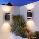 Axyaa Modern LED Wall Lamp Black/Gray Waterproof IP65 Street Sconce Garden Lighting Fixtures