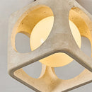 Axyaa Wabi Sabi Corridor Light: Yellow Cave Stone Antique Retro Entryway Ceiling Lights