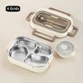 Axyaa Stainless Steel Thermal Lunch Box With Leak-Proof Soup Bowl & Spoon