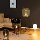 Axyaa Contemporary Glass Table Lamp: Elegant LED Desk Decor for Bedroom & Living Room