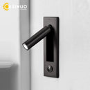 Axyaa Rotating LED Wall Lamp Bedside Sconce - Brightening Bedrooms, Hallways, and Stairways