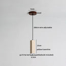 Axyaa Travertine LED Pendant Lamp for Bar, Bedroom, Living Room - Small Hanging Lights