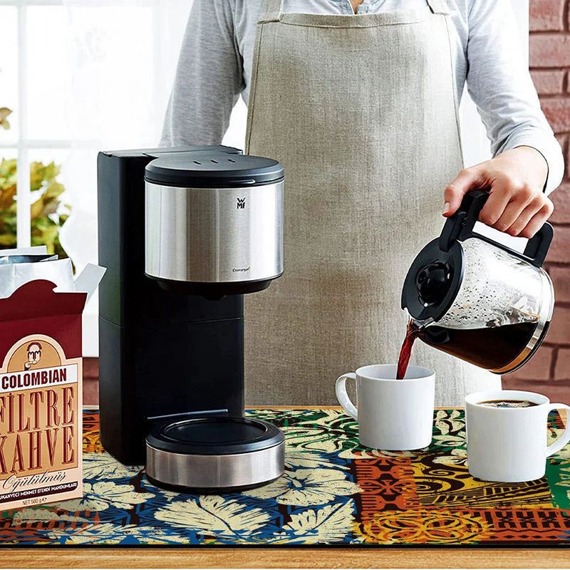 Axyaa Paisley Absorbent Drying Mat for Kitchen Table Cup Dry Coffee Mat