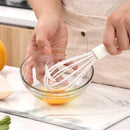 Axyaa Mini Silicone Kitchen Utensils Set - Non-Stick Spatula, Clip, Whisk, Brush