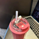 Axyaa Stainless Steel Double Insulation Tumbler with Straw - 500ml