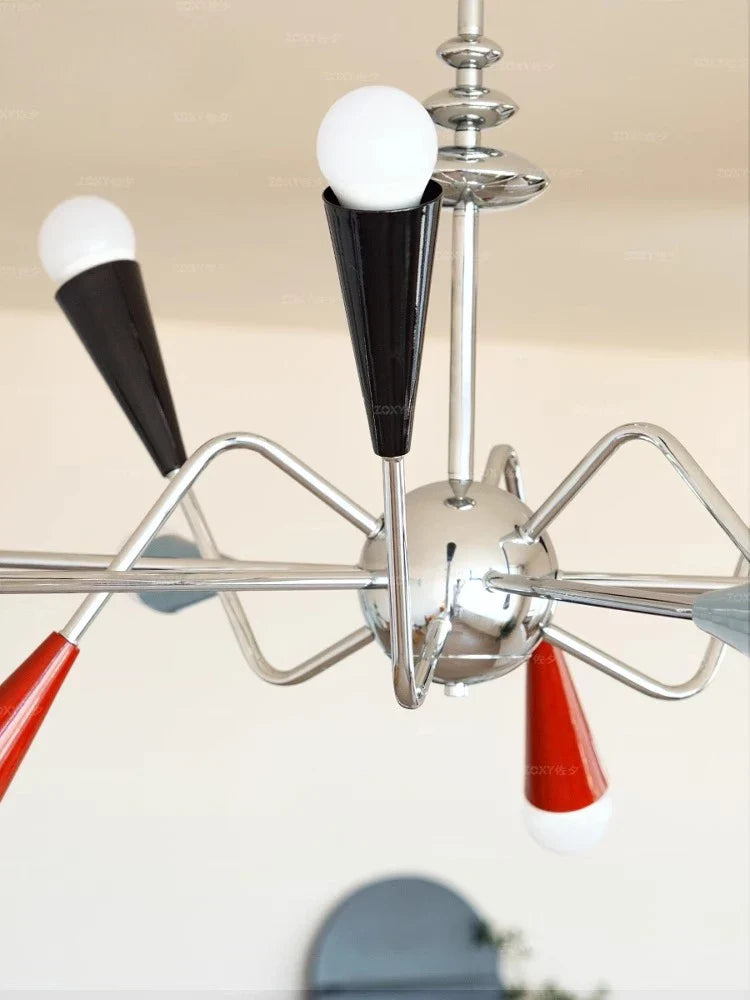 Axyaa Colorful Pendant Chandelier for Dining Bedroom Living Room