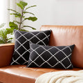 Velvet Geometric Cushion Cover for Sofa Nordic Decor by Axyaa