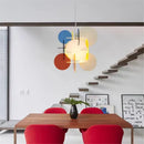 Axyaa Colourful Block Acrylic Chandelier for Living Room and Bedroom
