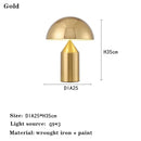 Axyaa Nordic Atollo Table Lamp Metal Shade Classic Desk Light