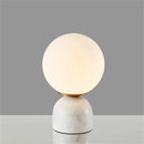 Axyaa Marble Table Lamp: Modern Nordic Glass Light for Living Room, Bedroom, Study