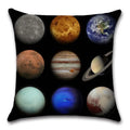 Solar System Sun Planet Print Cushion Cover 45X45CM for Axyaa Brand