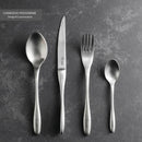 Axya Matte Stainless Steel Cutlery Set - High Grade Western Style Utensils