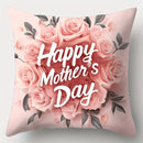 Axyaa Mother'S Day Throw Pillow Covers: Romantic Love, Bicycle, Flowers, Rose Bouquet Designs