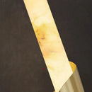 Art Deco Marble Wall Lamp Dimmable LED Sconce for Indoor Lighting by Axyaa