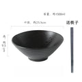 Axyaa Ramen Soup Salad Dessert Sashimi Bowl Set - Retro Japanese Ceramic Bowls