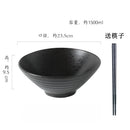 Axyaa Ramen Soup Salad Dessert Sashimi Bowl Set - Retro Japanese Ceramic Bowls
