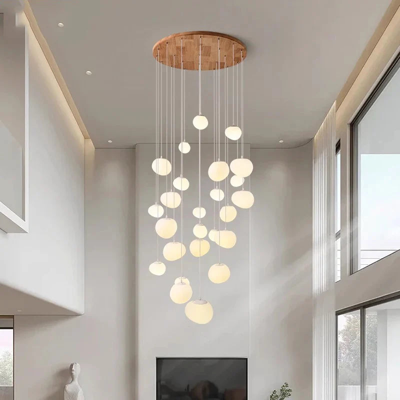 Nordic Dining Room Pendant Light by Axyaa: Indoor Ceiling Chandelier for Living Room