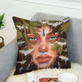Axyaa Decorative Art Cushion Covers for Sofa & Home Decor, 45x45 Throw Pillows