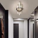 Axyaa 110x22cm Modern LED Ceiling Lights for Bedroom Living Room in Black/White
