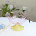 Axyaa Two Tone Heat Resistant Glass Dessert Cup Set