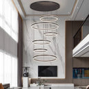 Axyaa Modern LED Pendant Lights Minimalism Dimmable Ceiling Chandelier Lighting