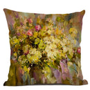 Axyaa Dancing Girl Oil Painting Decorative Pillow Cover 45x45cm