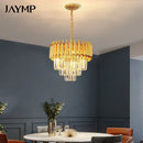 Axyaa Crystal Pendant Chandelier for Modern Luxury Living Room, Villa, Hall, Bedroom, and Dining Area
