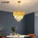Axyaa Crystal Pendant Chandelier for Luxury Living Room, Dining, and Bedroom Hall