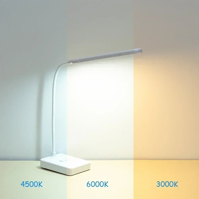 Axyaa Rechargeable Clip-On Table Lamp LED Night Light for Reading