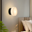 Axyaa Nordic Marble LED Wall Lamp Modern Round Lighting for Luxury Spaces