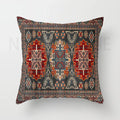 Axyaa Red Moroccan Short Plush Ethnic Style Cushion Cover for Home Decoration