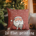 Axyaa Santa Claus Christmas Pillow Cover - Sofa Bedroom Car Cushion Cover