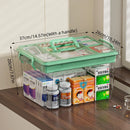 Axyaa Medicine Storage Box: Large-Capacity First Aid Kit in Various Colors