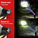 Axya Rechargeable LED Headlamp with 7 Modes-Waterproof for Camping, Fishing